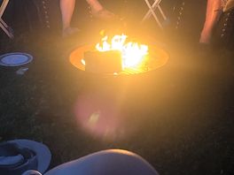 The option for a fire pit was a great extra to get.