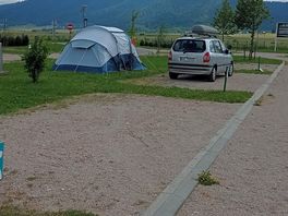 Widok na kamping