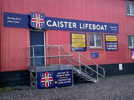 Caister lifeboat museum a few minutes from campsite
