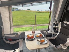 View from awning