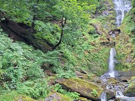 Pistyll rhaeadr waterfall