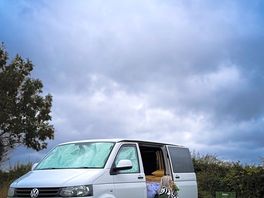 Our van parked up for the night
