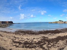 Eyemouth beach panorama