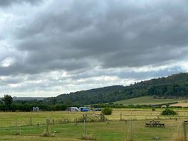 View of pitch site from the roman villa