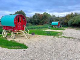 Lovely old romany caravans on site