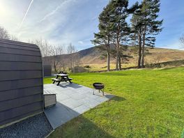 Lovely views at the front of the pods