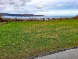 Grass pitches with sea views