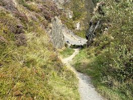 Walk through disused quarry