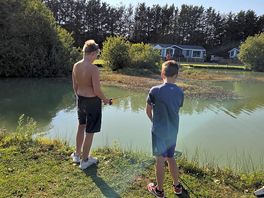 Beautiful fishing lake