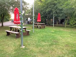 Beer garden outside space