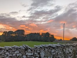 Sunset from the pitch