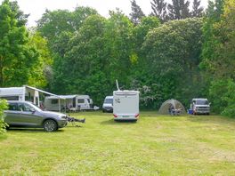 Peaceful space surrounded by greenery