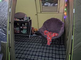 Tent set up
