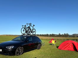Camp set up for the night.