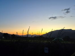 Sunset behind blencathra