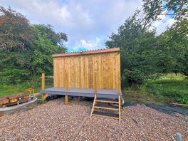 New shower block