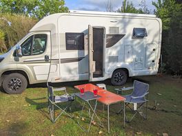 Spacious level pitch