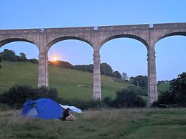 Night time camping