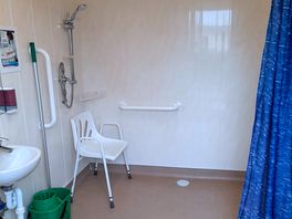 Disabled shower facilities .wow just wow