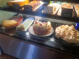 Fab pudding/cake selection in the on site cafe