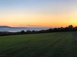 From the van at sunset