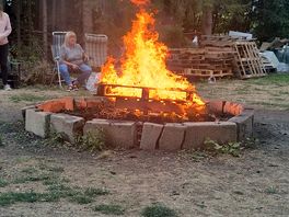 Communal campfire