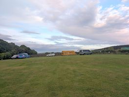 Back half of tent pitches