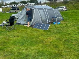 Good space for our messing size tent