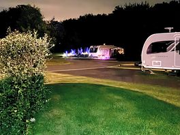 Campsite at night