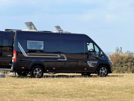 Our van and the castle