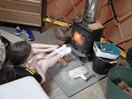 Toasty toes.