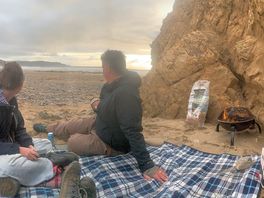 Bbq on widemouth beach