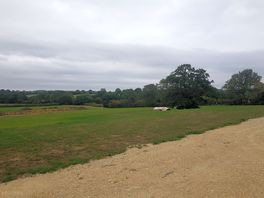 Field below hard standing area