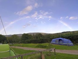 First morning at campsite