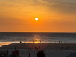Sunset at the blue bar