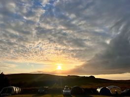 Sunset at camp
