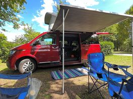 Campervan pitch. electric hook up. beautiful camp site.