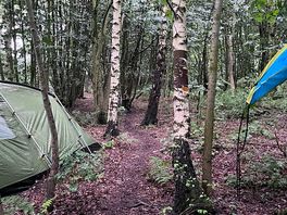 Tent to stand pipe