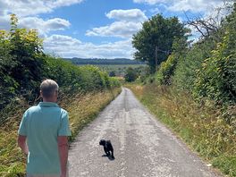 Nice walk to local pub