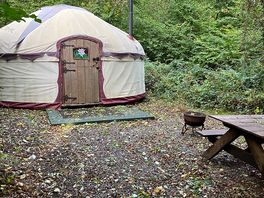 Even a yurt to hire on site