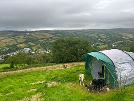 Beautiful views of combe martin valley