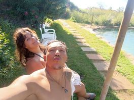 Bons momentos a beira da psicina