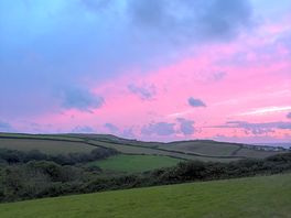 Beautiful views from our tent. sunset was amazing.