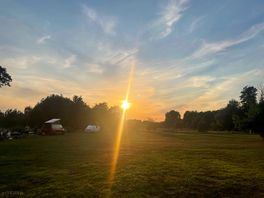 Sunset on camp