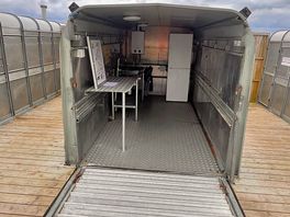 Fridge and undercover washing up