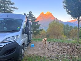 View from our pitch in the mornings.