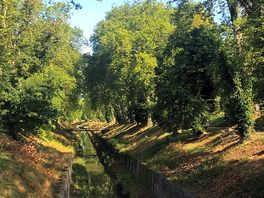 View from our walk along the river that runs to the back of the camp.