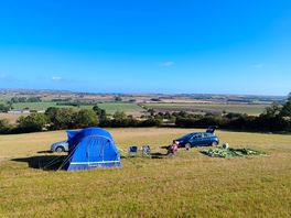 View from top of hill pitch
