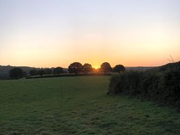 Sunrise from site