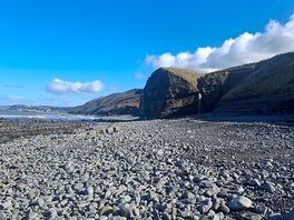 The beach